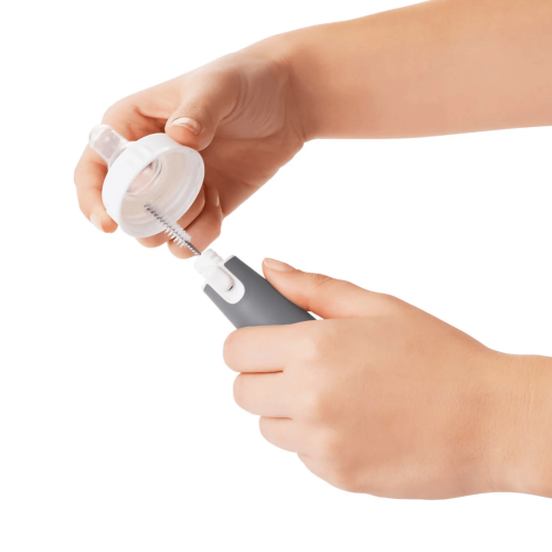 On the Go Drying Rack & Bottle Brush - OXO TOT (Pebble)