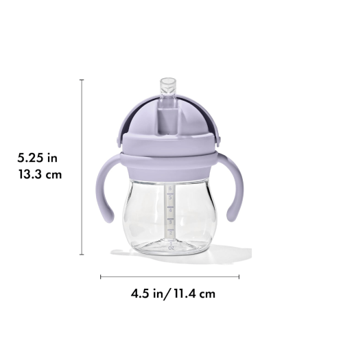 Transitions Straw Cup with Removable Handles - OXO TOT (Lilac)