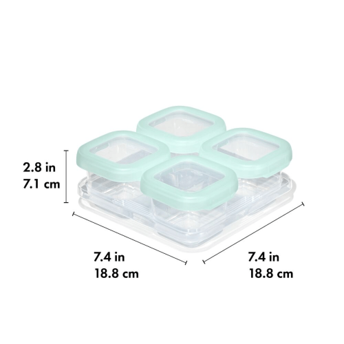 Baby Blocks Food Storage Containers - OXO TOT 180ml (Opal)