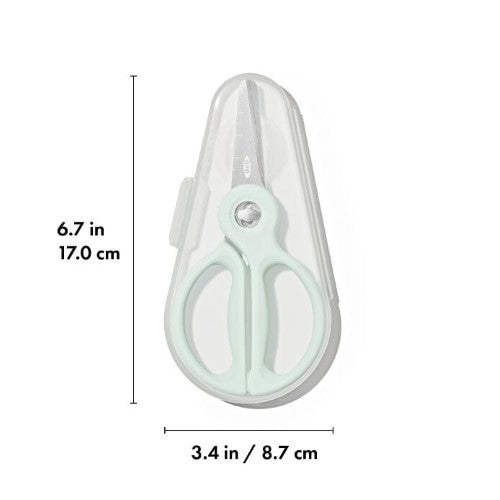 On the Go Food Scissors with Case - OXO TOT (Opal)