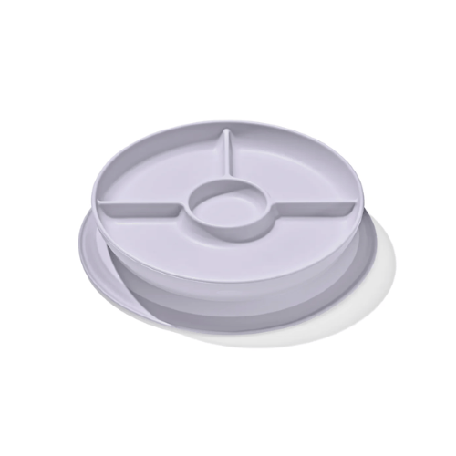 Stick & Stay Divided Plate - OXO TOT (Lilac)