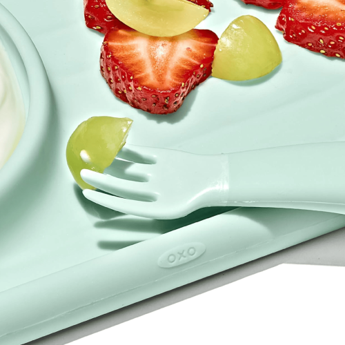 Mini Fork & Spoon Set - OXO TOT (Opal)