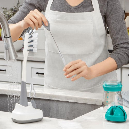 Water Bottle & Straw Cup Cleaning Set - OXO TOT (Pebble)