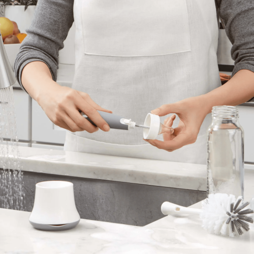 Bottle Brush Bundle Set - OXO TOT (Pebble)