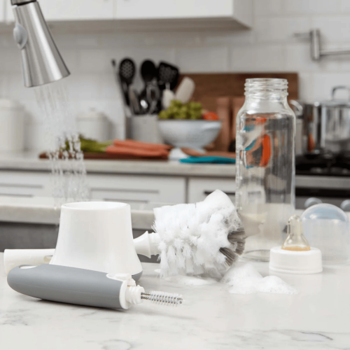 Bottle Brush Bundle Set - OXO TOT (Pebble)