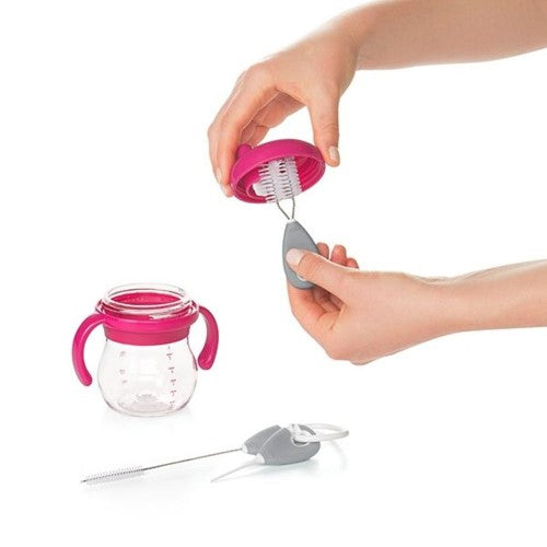 Straw & Sippy Cup Cleaning Set - OXO TOT (Pebble)
