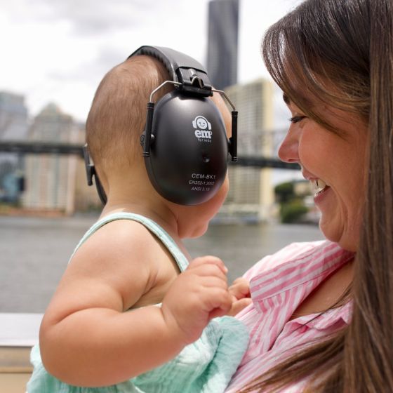 Kids Earmuffs Grey - 6m+ - Em's 4 Kids