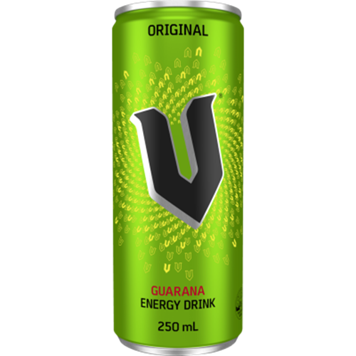 V Original Guarana Energy Drink 24 x 250ml