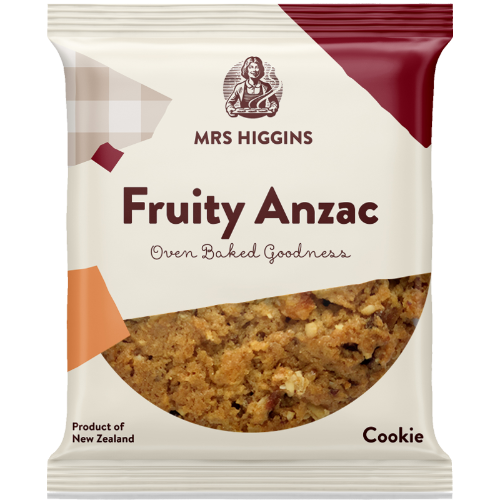 Mrs Higgins Fruity Anzac Cookie 9 x 85g