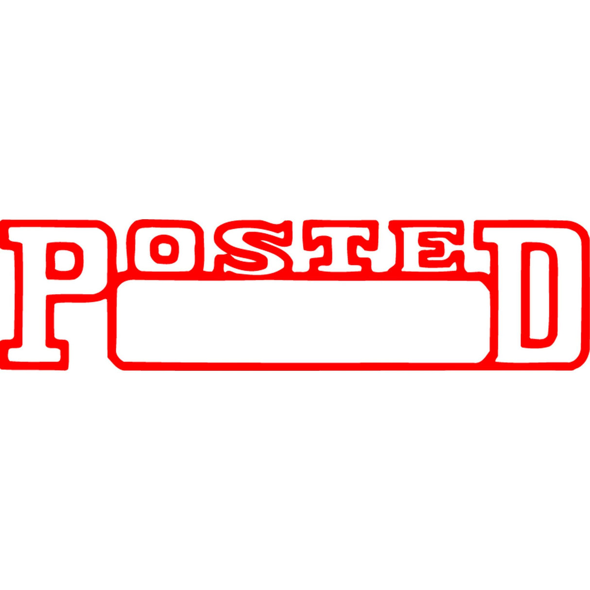 Xstamper Cx-Bn 1211 Posted Date Red stamp, pre-inked, creates 100,000 impressions, designed for clarity and durability.
