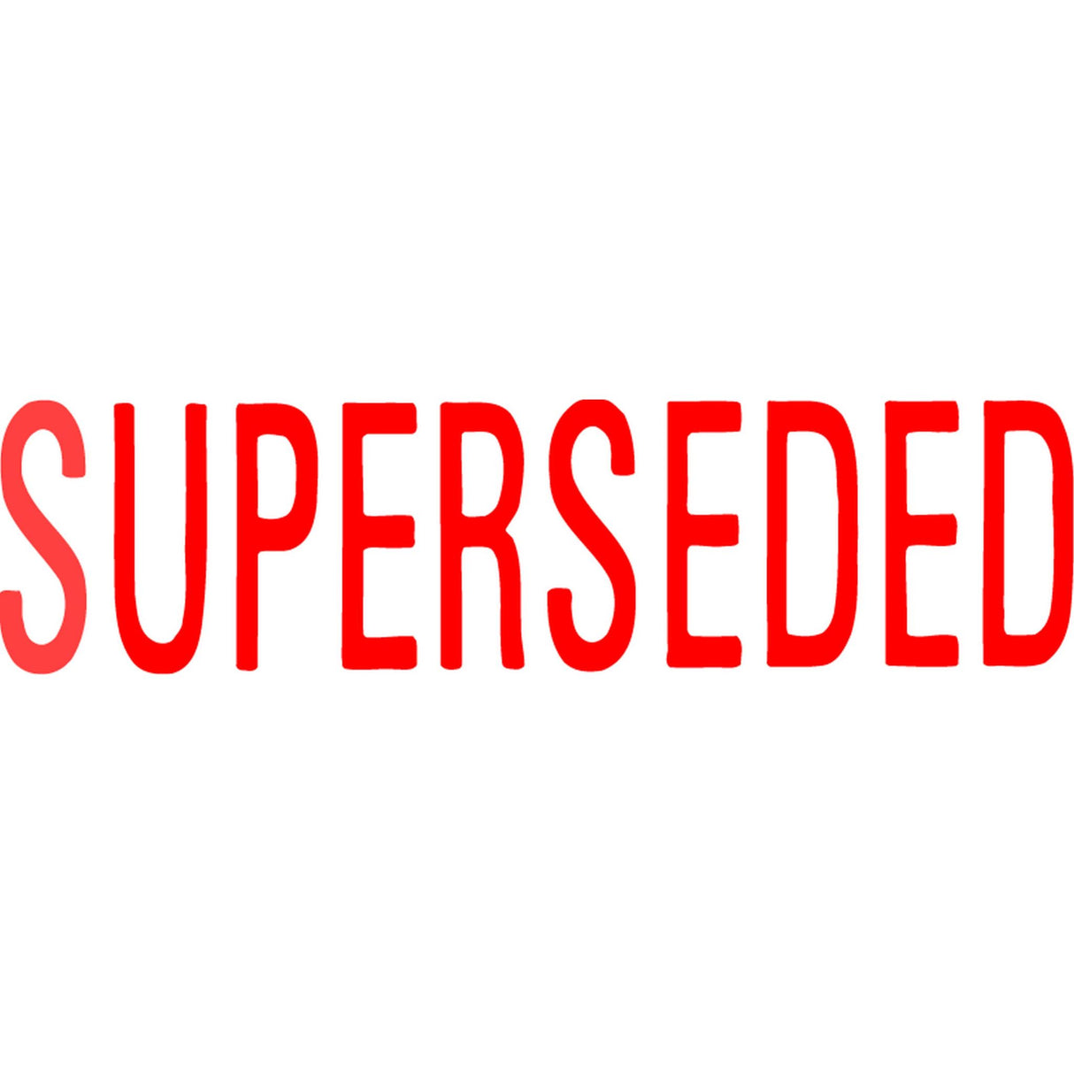 Xstamper Cx-Bn 1366 Superseded Red stamp with pre-inked mechanism for crisp impressions and durable design, ideal for offices.