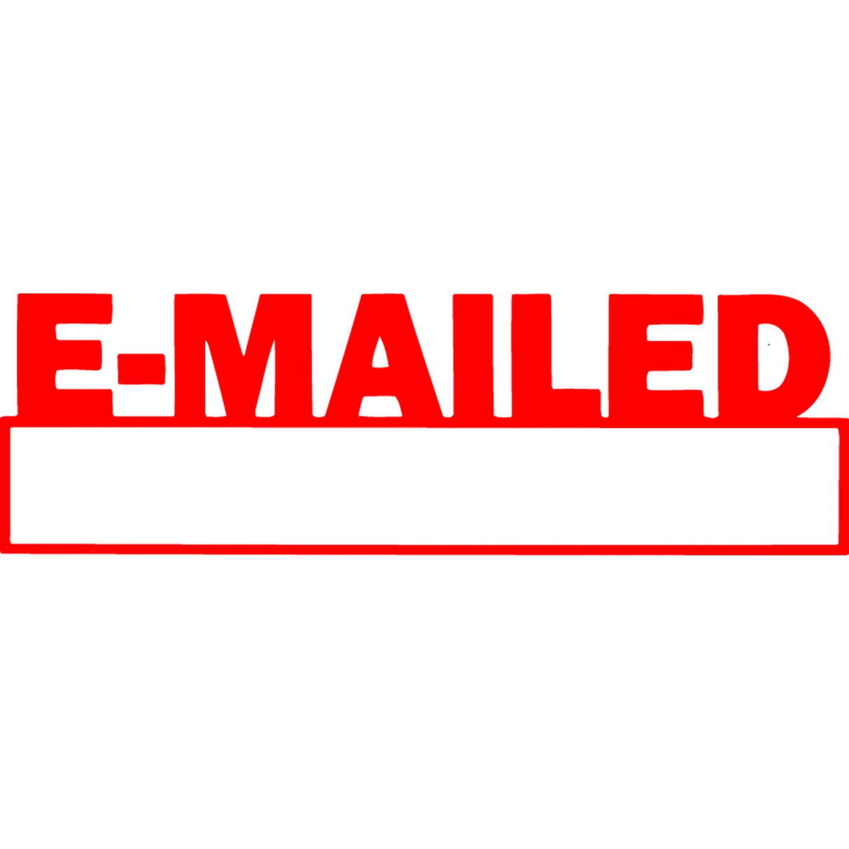 Xstamper Cx-Bn 1650 stamped with vibrant red ink, ideal for dates and emails with 100,000 clear impressions before re-inking.