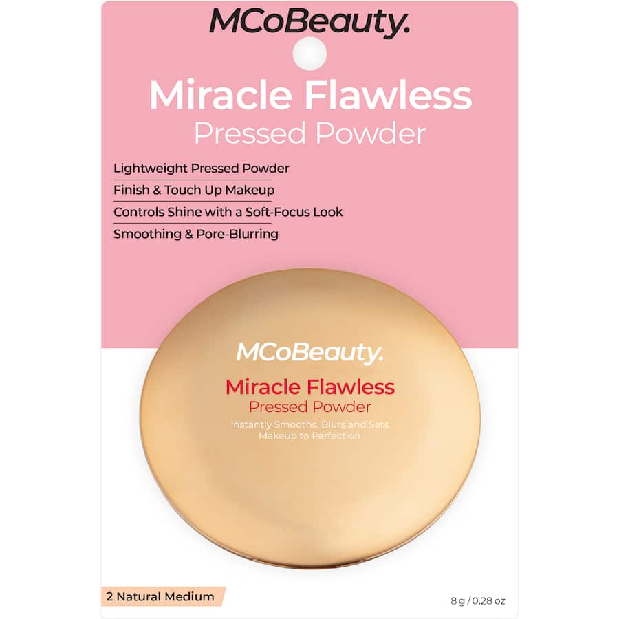Mcobeauty Miracle Flawless Pressed Powder Natural Medium