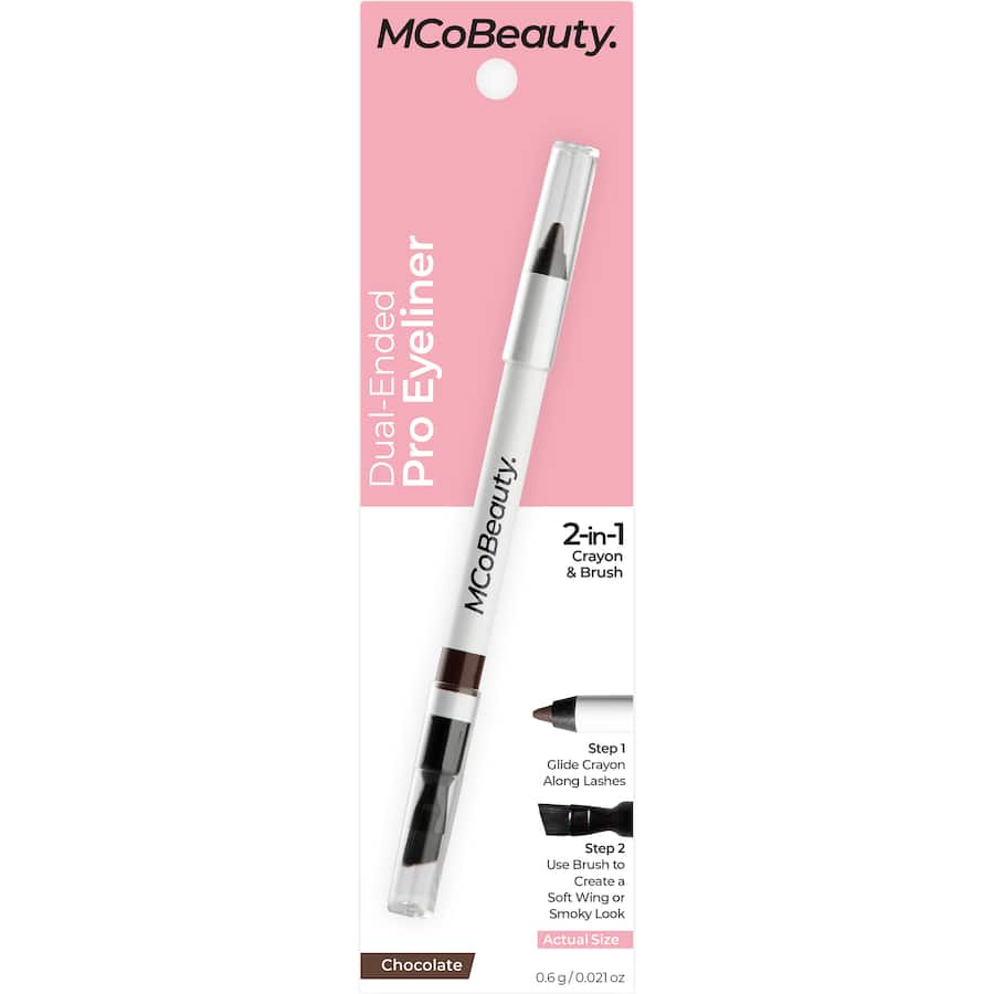 Mcobeauty Eyeliner Pencil Dual Ended Chocolate .6g
