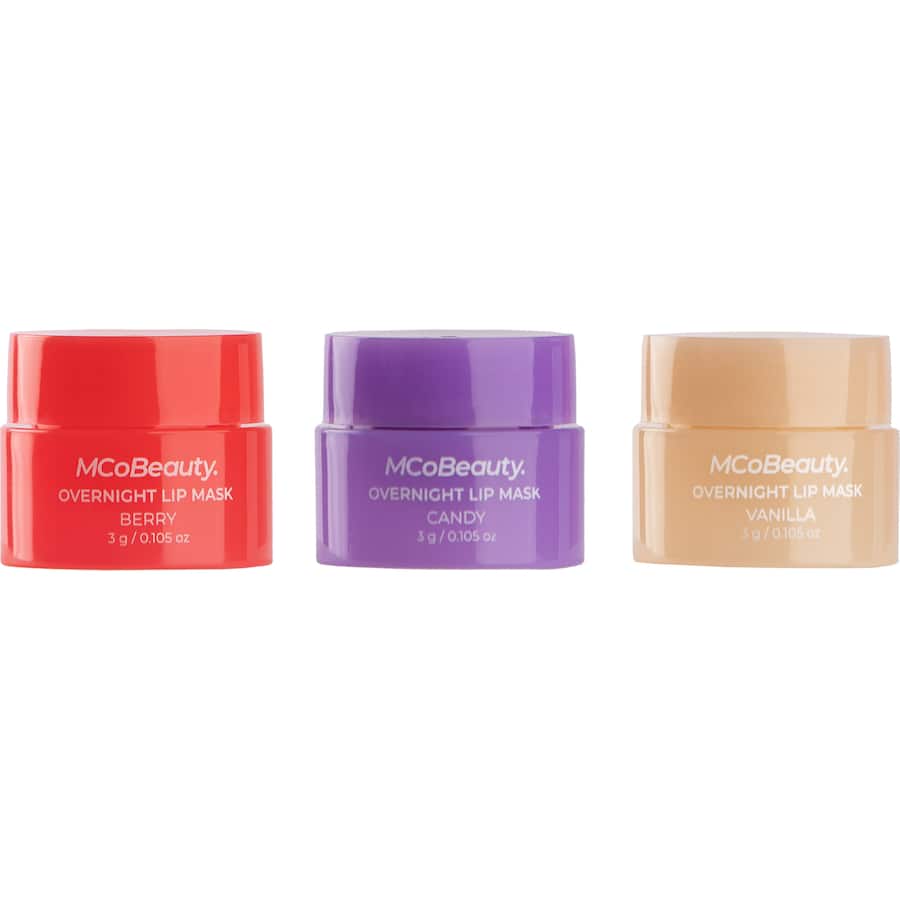 Mcobeauty Overnight Lip Mask Deluxe Trio 3x3g