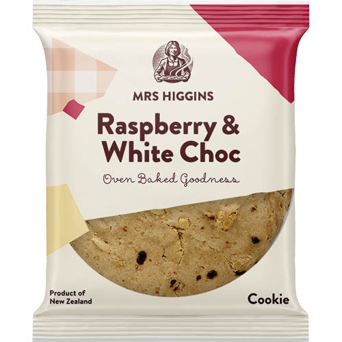 Higgins Raspberry & White Choc Cookie 9 x 85g