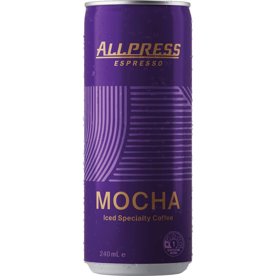Allpress Iced Coffee Espresso Mocha Can 240mL