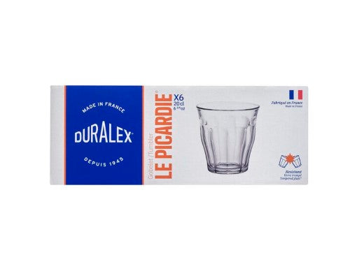 Duralex Picardie Tumbler 200ml - Set 6