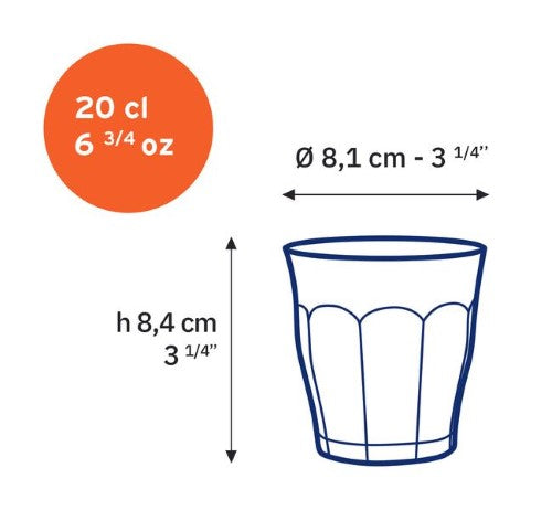 Duralex Picardie Tumbler 200ml - Set 6