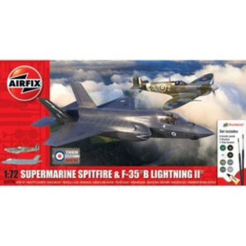 Airfix 1/72 Supermarine Spitfire And F-35 B Lightning II