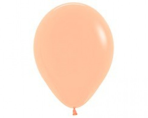 Pack of 6 fashion peach blush latex balloons, 45 cm, perfect for birthdays and weddings, adding charm to any celebration.