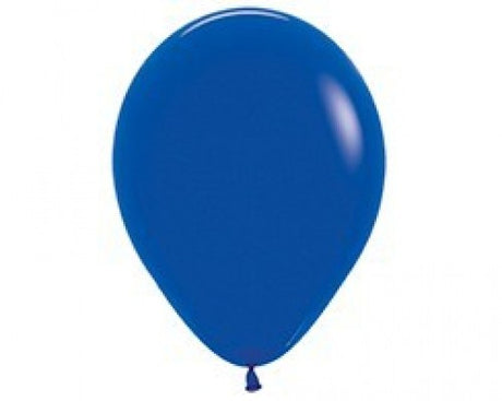 Pack of 6 vibrant royal blue latex balloons, 45cm, perfect for elevating celebrations and decorating events.