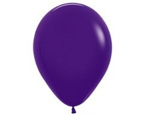 Pack of 6 vibrant purple violet latex balloons, 45cm, ideal for festive occasions and event decor.