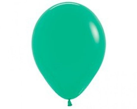 Pack of 6 vibrant fashion green latex balloons, 45cm, perfect for celebrations and event decorations.