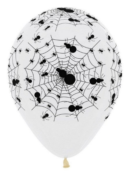 Assorted 30cm Halloween balloons in vibrant colors for spooky decorations, perfect for parties and events.