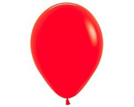 Vibrant pack of 6 Fashion Red latex balloons by Sempertex, 45cm, ideal for festive celebrations and durable for indoor/outdoor use.