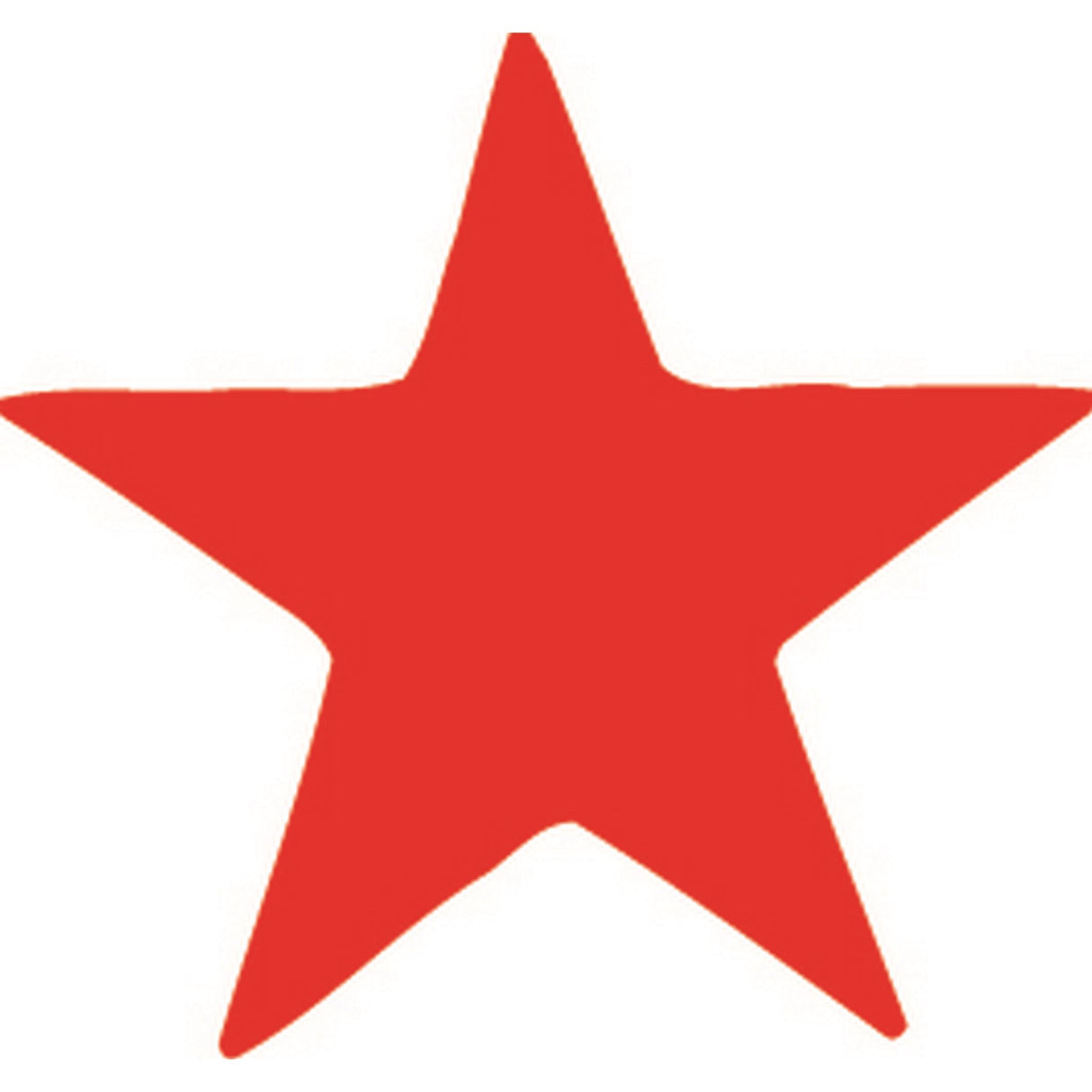 Xstamper Ce-16 11309 Star Red pre-inked stamp for clear impressions, durable and re-inkable, ideal for labeling and crafting.