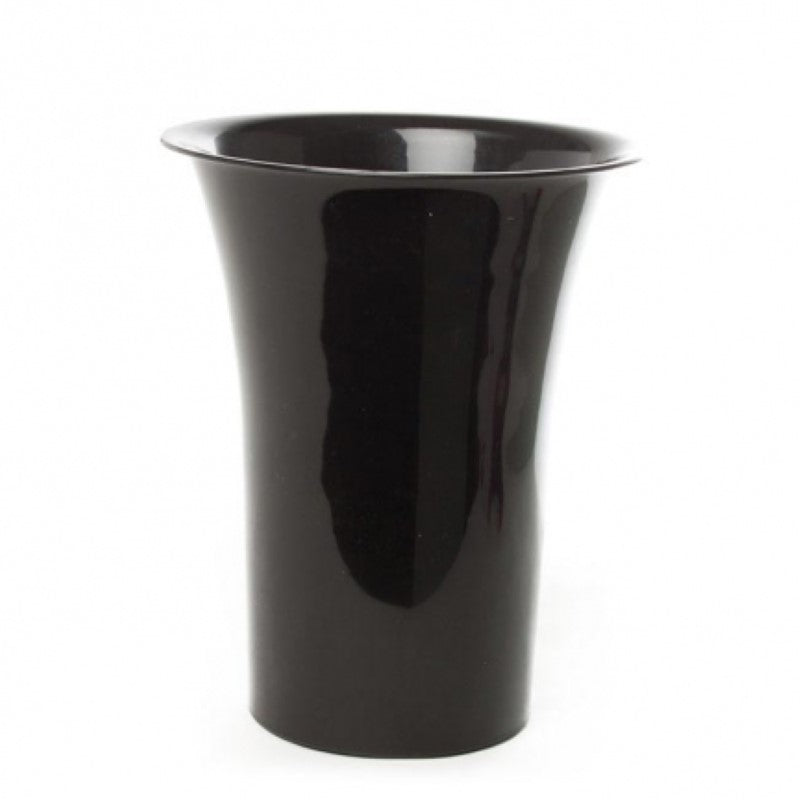 Florist Supplies - Flower Display Vase Black27cmDx33cmH