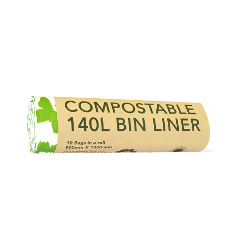 Ecopack Compostable Bin Liner 140L 10pk