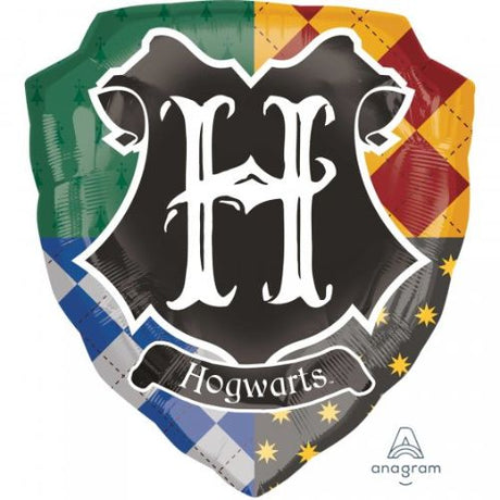 Supershape Harry Potter foil balloon, 68cm x 63cm, vibrant design with wizarding world characters, perfect for celebrations.