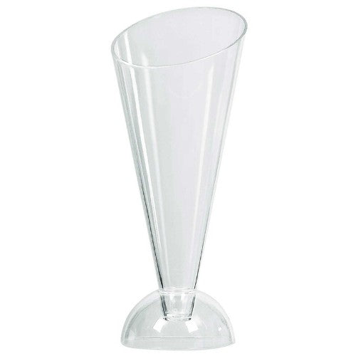 "Mini Catering Cone Stands Clr Plastic" - Pack of 40