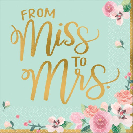 Stylish mint luncheon napkins (Pack of 16) ideal for events, measuring 33cm x 33cm, absorbent, and elegant for any occasion.