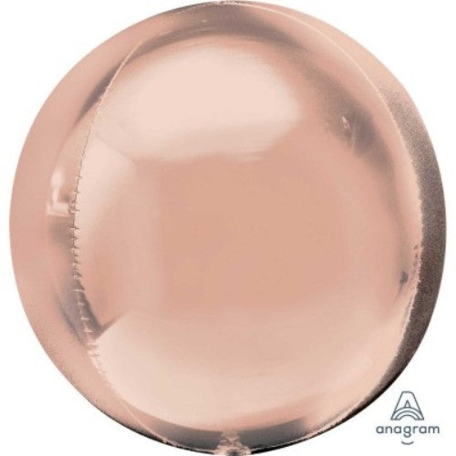 Jumbo XL rose gold foil balloon, perfect for elegant celebrations and photo ops, self-sealing for lasting beauty.