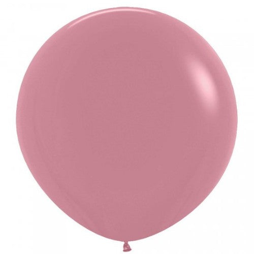 Pack of 3 elegant 60cm rosewood latex balloons, perfect for celebrations and event décor.