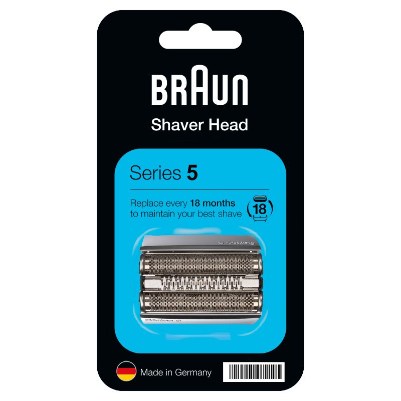 Braun 52S Replacement Shaver Foil for Series 5, ensuring a close, comfortable shave and compatibility with models 5748, 5769, 5040.
