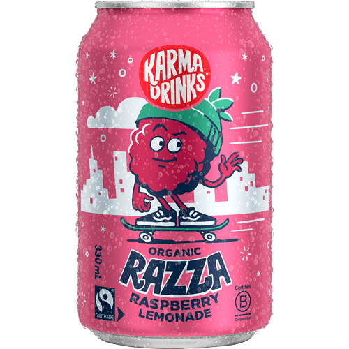 Karma Drinks Organic Razza Raspberry Lemonade Can 12 x 330ml