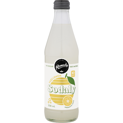 Remedy Sodaly Yuzu Lemon Flavoured Drink 8 x 330ml