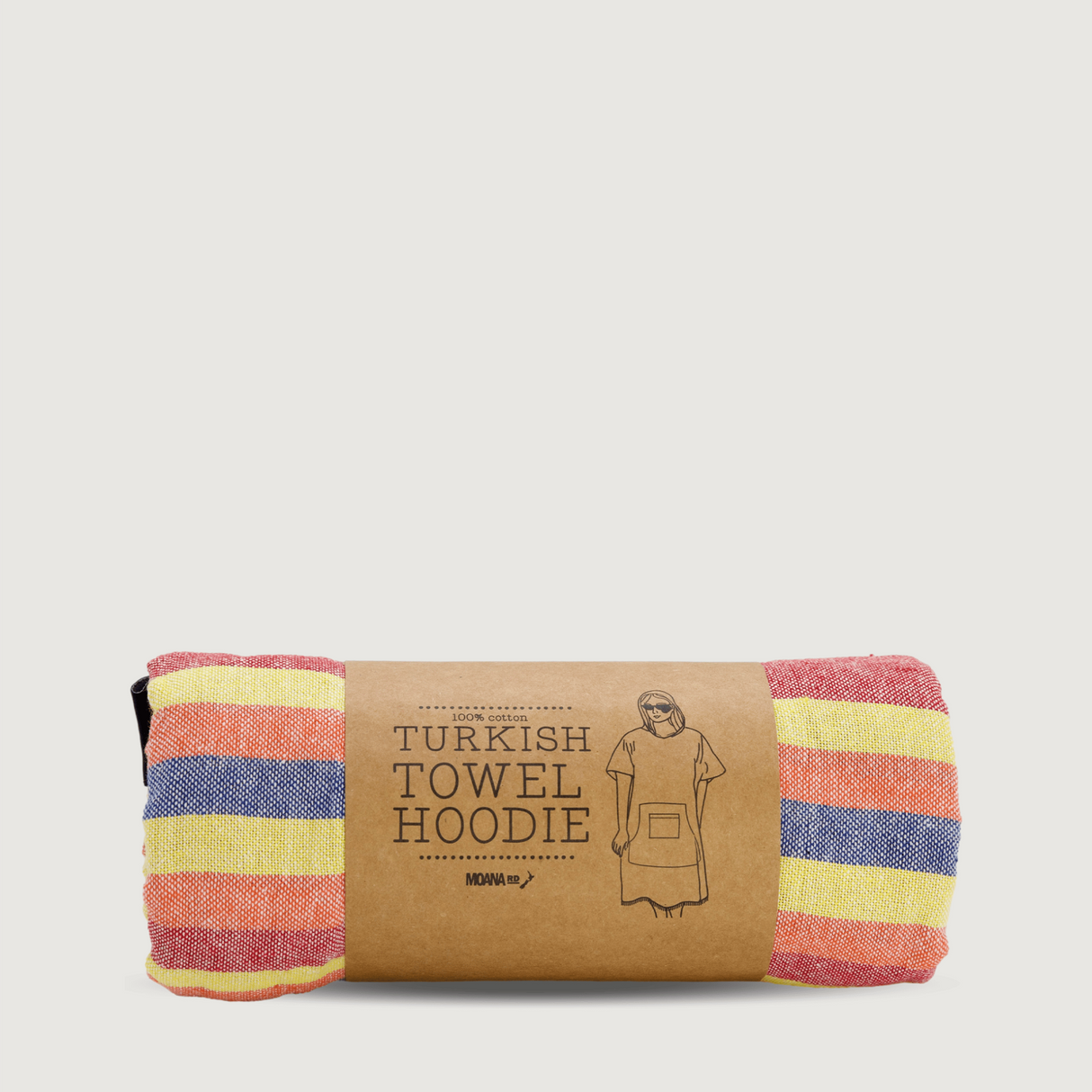 Moana Road - Turkish Towel Hoodie - Multicolour - 2 units