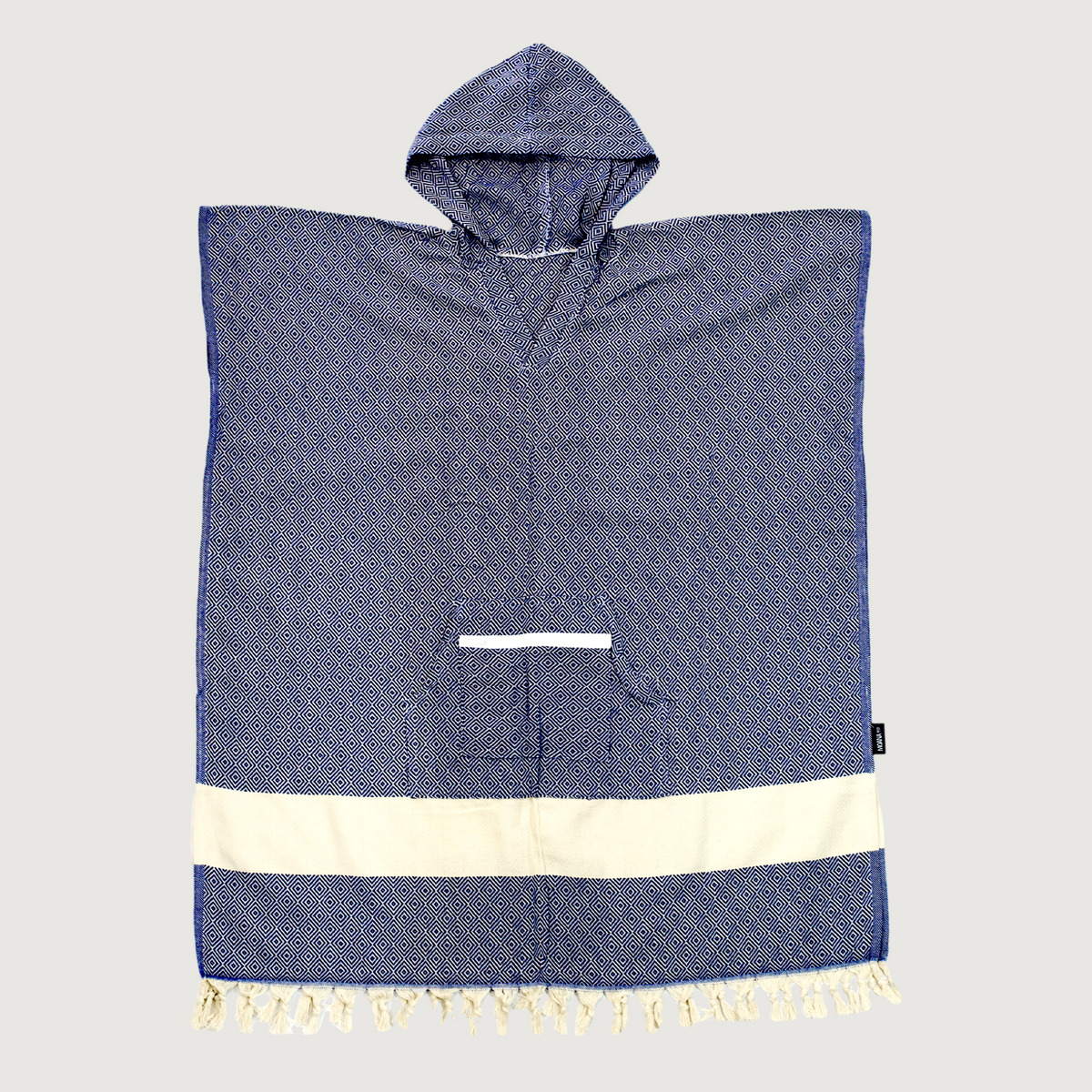 Moana Road - Turkish Towel Hoodie - Blue & White - 2 units