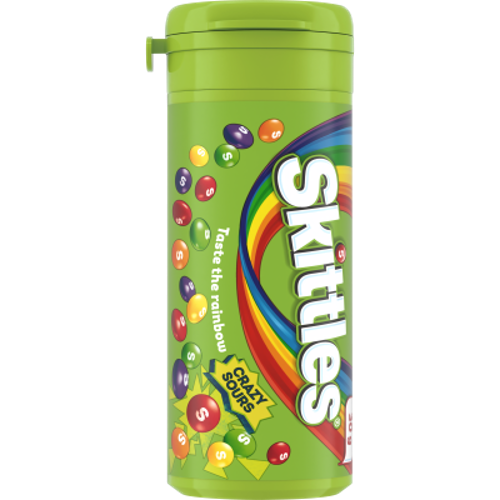 Skittles Crazy Sours Fruit Tubes 12 x 30g