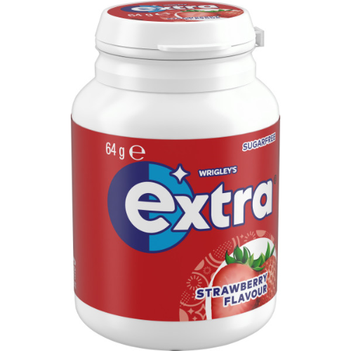 Wrigley's Extra Strawberry Flavour Sugarfree Gum 6 x 64g
