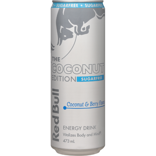 Red Bull The Coconut Edition Sugarfree Coconut & Berry Flavour Energy Drink 12 x 473ml