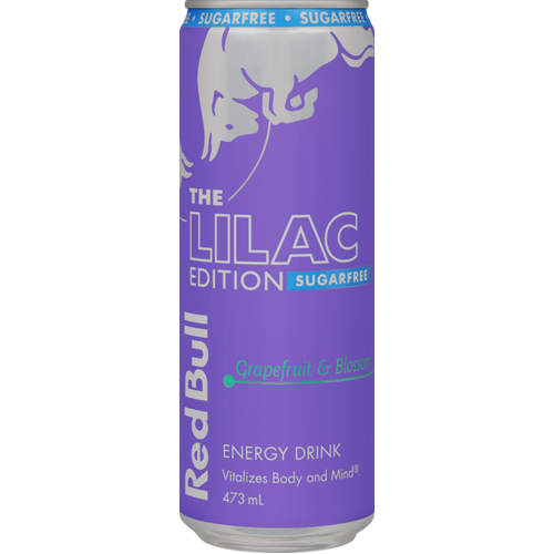 Red Bull Lilac Edition Grapefruit & Blossom Sugarfree Energy Drink 12 x 473ml