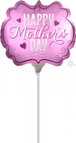 Mini Shape Happy Mother's Day marquee light with a satin finish, perfect for celebrating and decorating for Mother's Day.