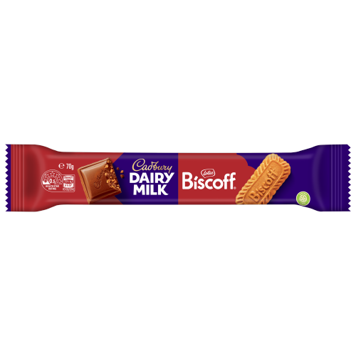 Cadbury Dairy Milk Biscoff Chocolate Bar 42 x 70g