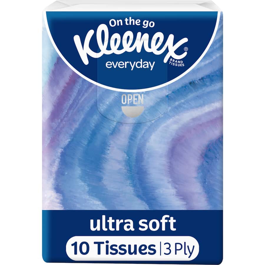 Kleenex Ultra Soft Tissues Pocket Pack 60's 6pack